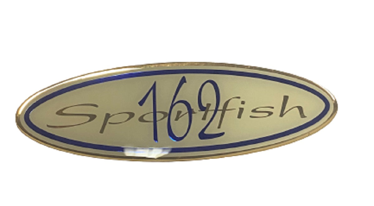 Scout Boats Sportfish 162 Blue Designator Logo Sticker Decal (1 Pair) HW272