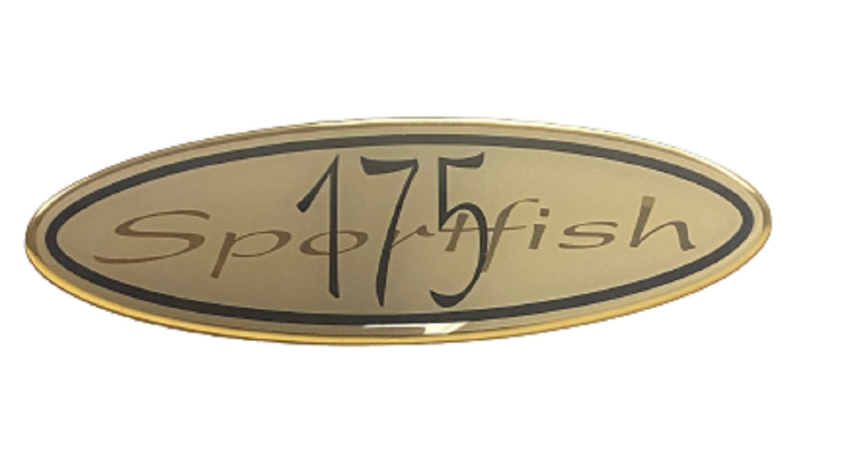 Scout Boats Sportfish 175 Black Designator Logo Sticker Decal (1 Pair) HW489