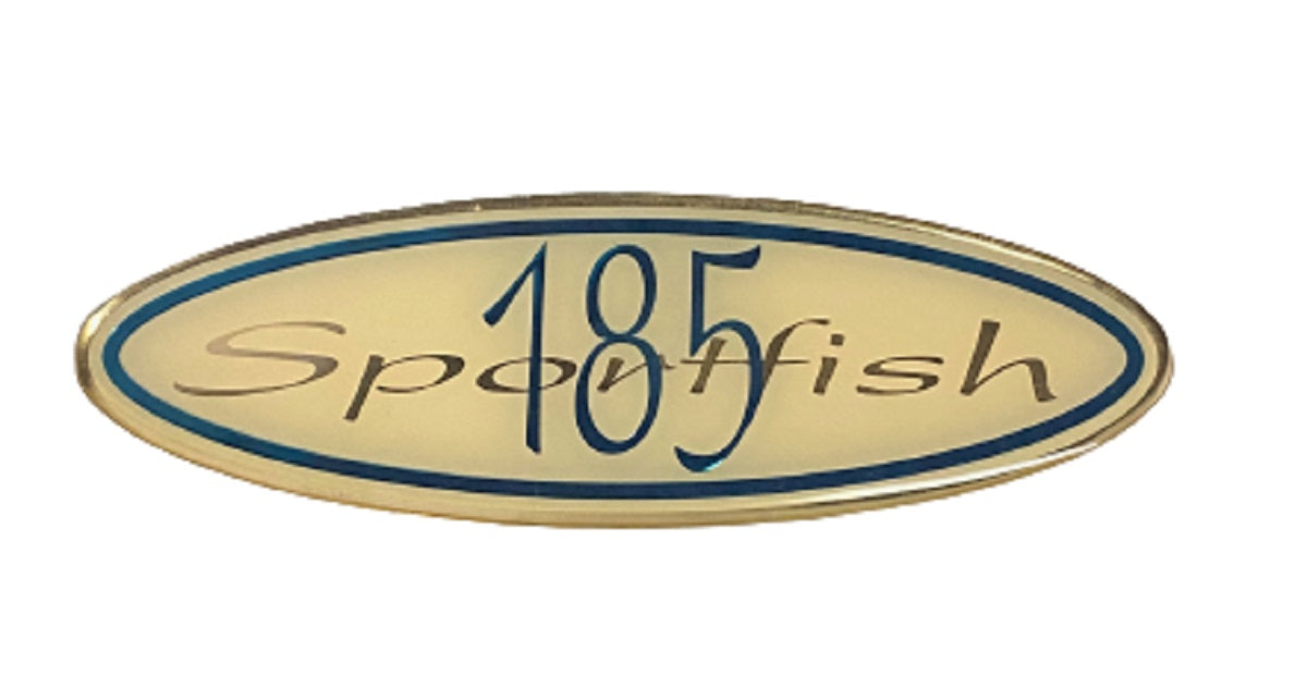 Scout Boats Sportfish 185 Teal Designator Logo Sticker Decal (1 Pair)