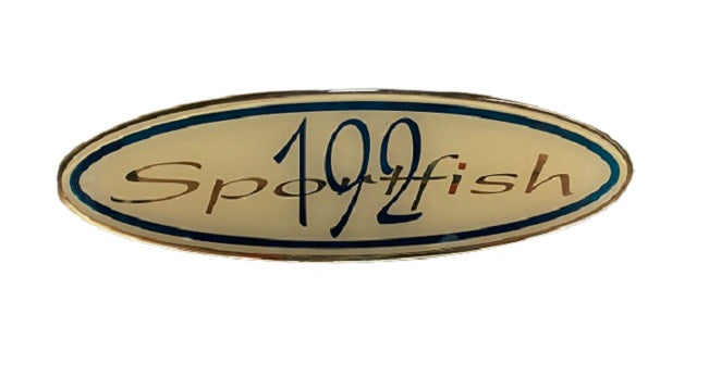 Scout Boats Sportfish 192 Teal Designator Logo Sticker Decal (1 Pair)