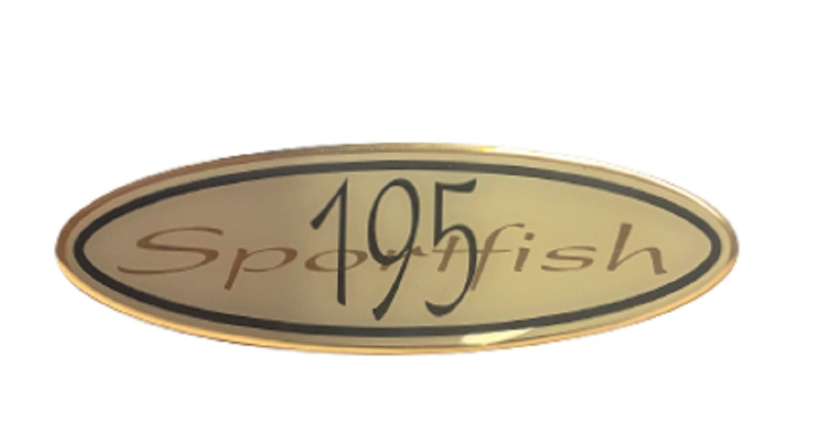 Scout Boats Sportfish 195 Black Designator Logo Sticker Decal  HW493