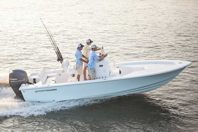 Sportsman Boats 227 Masters Poly Cotton Gray Mooring Cover w/ Ski Tow