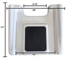 Sportsman Boats 3-Step Transom Ladder Platform w/ Non Skid Pad & Grab Rails 10308-106
