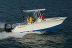 Sportsman Boats 229 Heritage CC w/ T-Top or Hard Top Vinyl White Spray Shield 30201