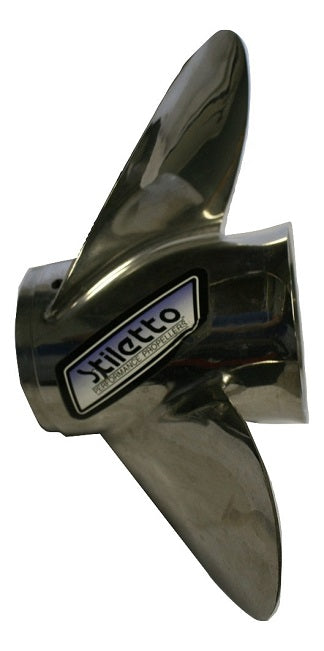 Stiletto/Yamaha LH 14 1/4 x 17 Stainless Steel Propeller 30217