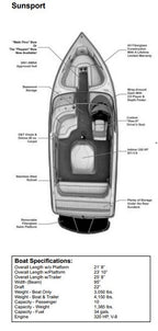 Skiers Choice 2004 Supra Sunsport Sunbrella Taupe Tonneau Cover SC104802