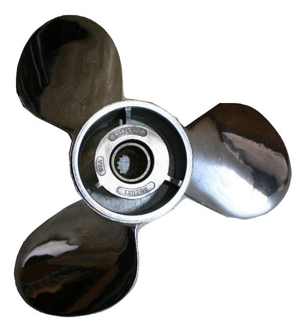 Suzuki 13 1/4 x 22 RH Stainless Steel Propeller 99105-00100-22P