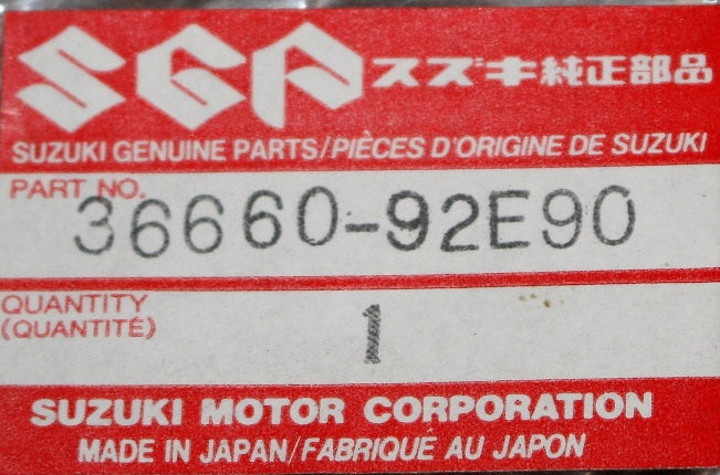 Suzuki Oil Warning Monitor Wiring Harness 36660-92E90