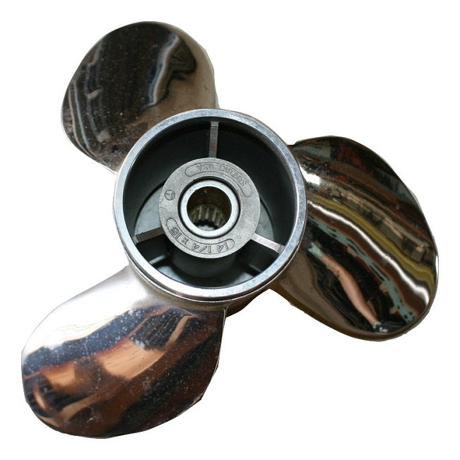 Suzuki 14 1/4 x 16 RH Stainless Steel Propeller 99105-00200-16P