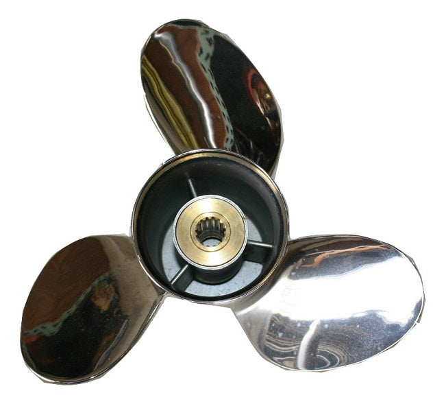 Suzuki 14 1/4 x 22 RH Stainless Steel Propeller 99105-00200-22P