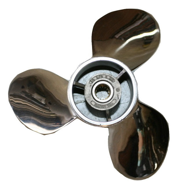 Suzuki 14 1/4 x 22 RH Stainless Steel Propeller 99105-00200-22P
