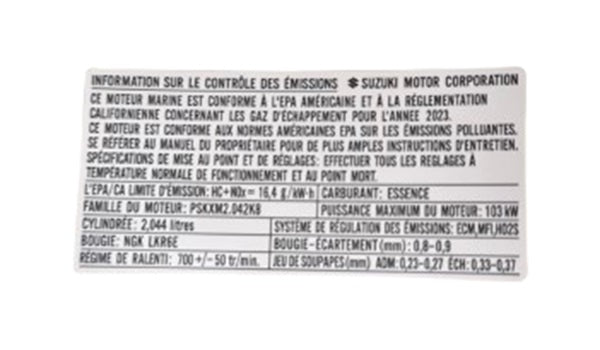 SuzukiCowling61401 9830 YAY 9