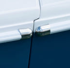 Orcas Marine 1 5/8" Polished Stainless Steel Rub Rail End Cap 9036210 (Set of 2)