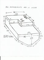 Century Boats 2900EXP 220 Gallon Fuel Tank 66058