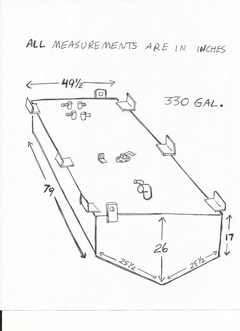 Scout Boats 350LFX Dual 330 Gallon Fuel Tank 67538