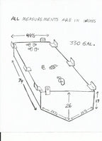 Scout Boats 350LFX Dual 330 Gallon Fuel Tank 67538