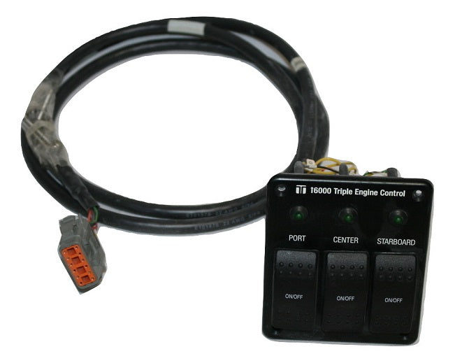 Teleflex/Seastar Solutions i6000 Mechanical Shift Control Dual Station Triple Engine Switch Panel CP67600