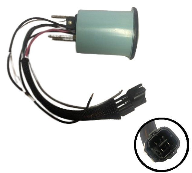 Teleflex/Honda Sahara Series Black Bezel Trim Gauge w/ Attached Harness 62370