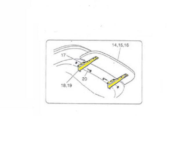 Toyota Epic Marine Black Aluminum Female Swim Platform Bracket MHH0010871