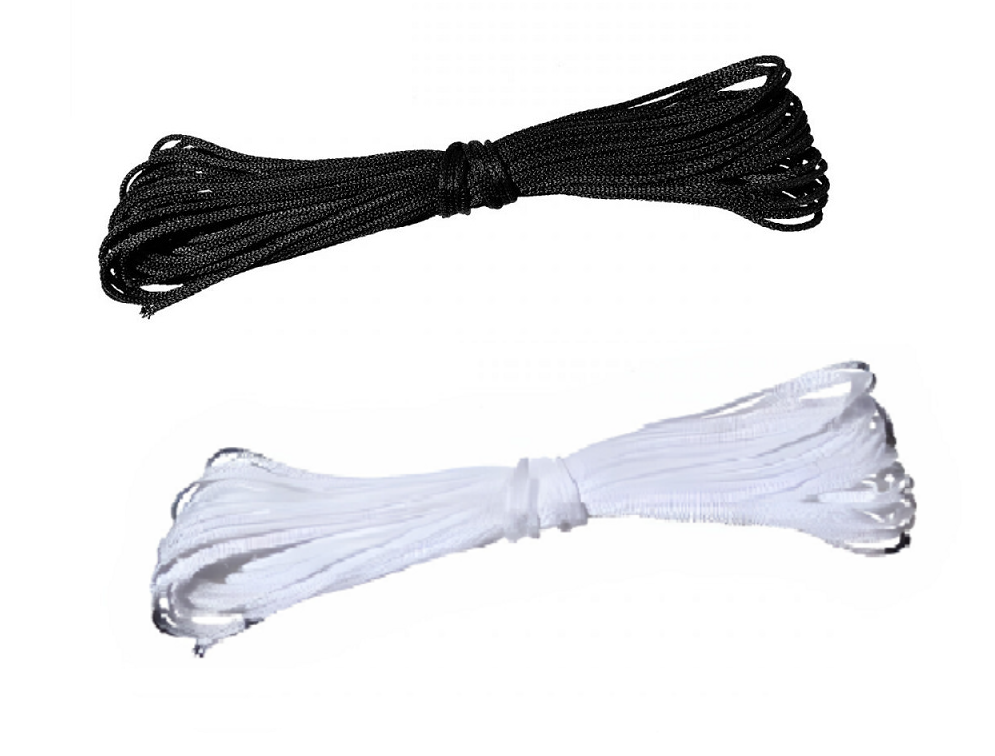T-Top 1/4" Twine / Cord Black Lace