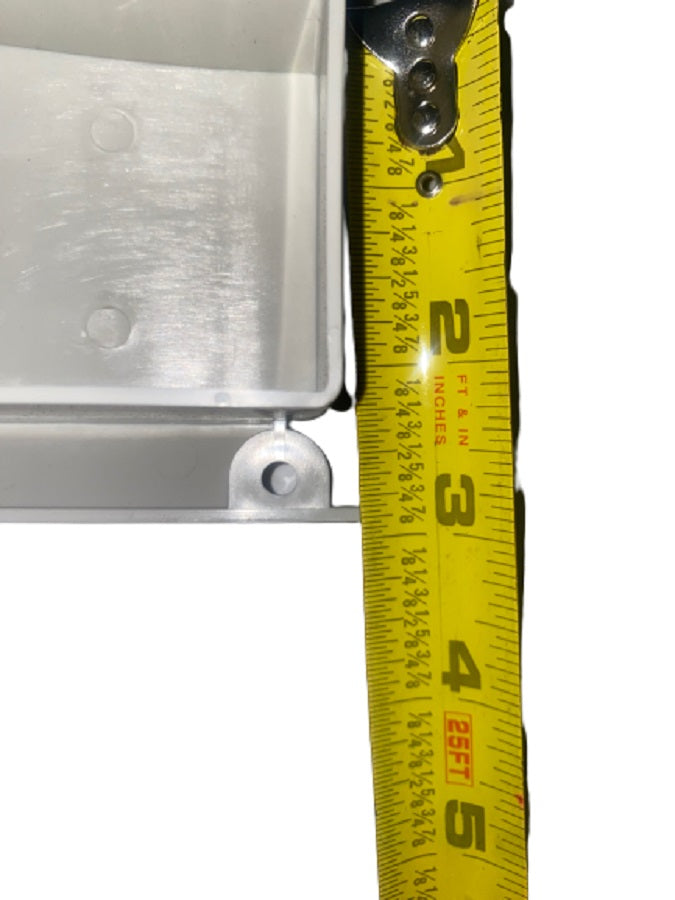 Marine Engine Room Circulating Mute Light Grey Plastic Louvered Vent