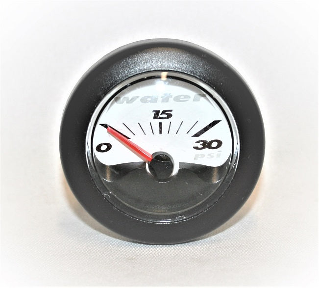 Plug Style Black Bezel Water Pressure Gauge 65050600101