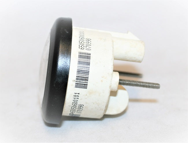 Plug Style Black Bezel Water Pressure Gauge 65050600101