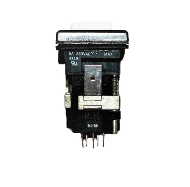 5AMP White Illuminated Push Button On/Off Switch