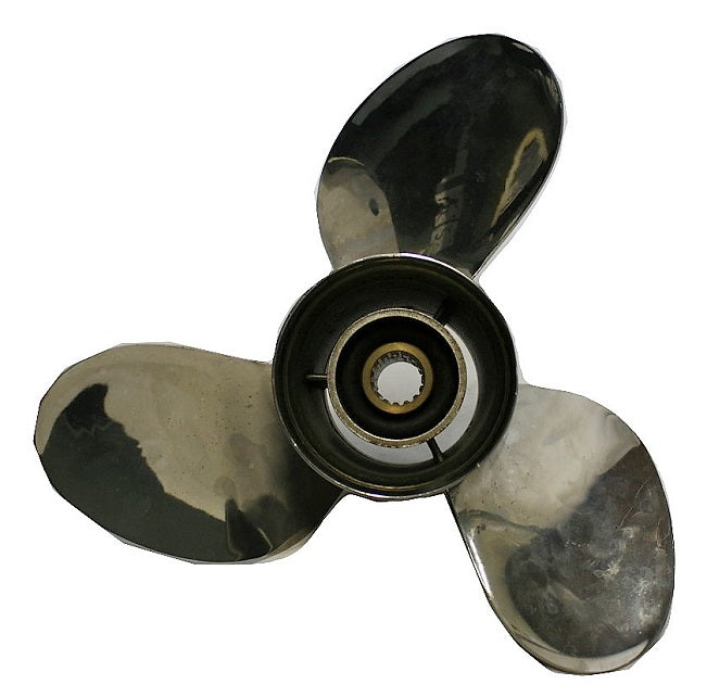 Yamaha 13 1/4 x 18 LH Stainless Steel Propeller MAR-GYT-3BL418
