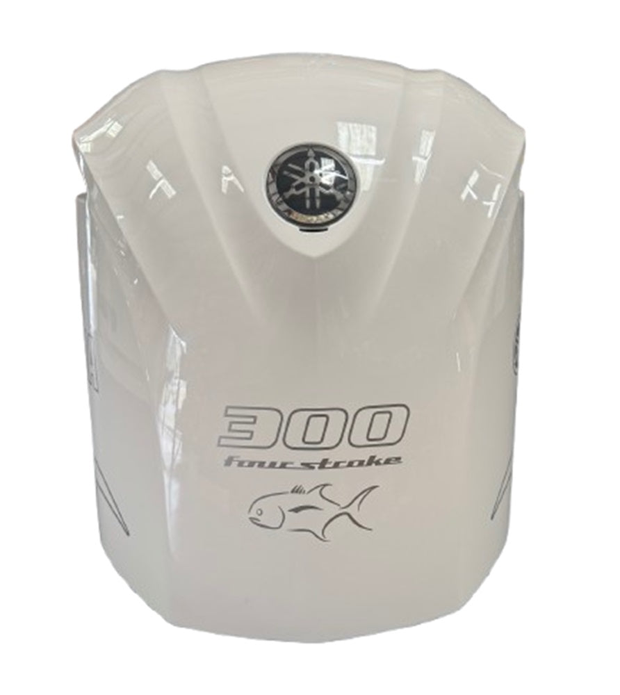Yamaha300CowlingWhiteWithGreyLettering
