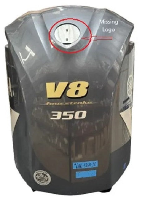 Yamaha 4-Stroke 350 HP Silver-Grey Engine Cowling Assembly