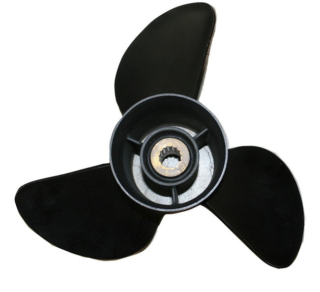 Yamaha Black 13 3/8 x 23 LH Stainless Steel Propeller 6K1-45976-00-98