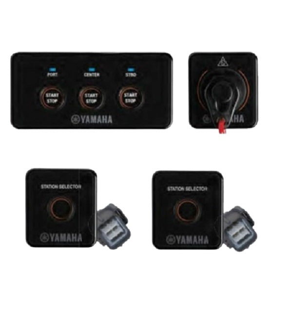 Yamaha Triple Engines Second Station Ignition & Start/Stop Switch Kit 6X6-W0035-90-00