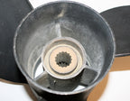Yamaha LH Stainless Steel Black Powder Coated 14 1/2 x 21 Propeller