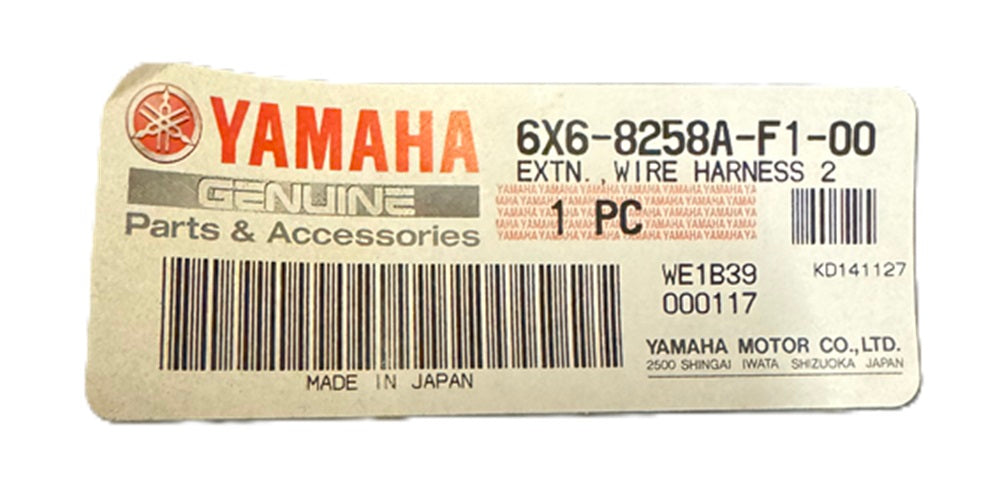 Yamaha DEC 40' Dual Station Extension Wire Harness 6X6-8258A-F1-00