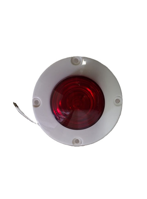 Barnegat 12V Red Lens Flush Mount Arch Courtesy Light QL-RAL