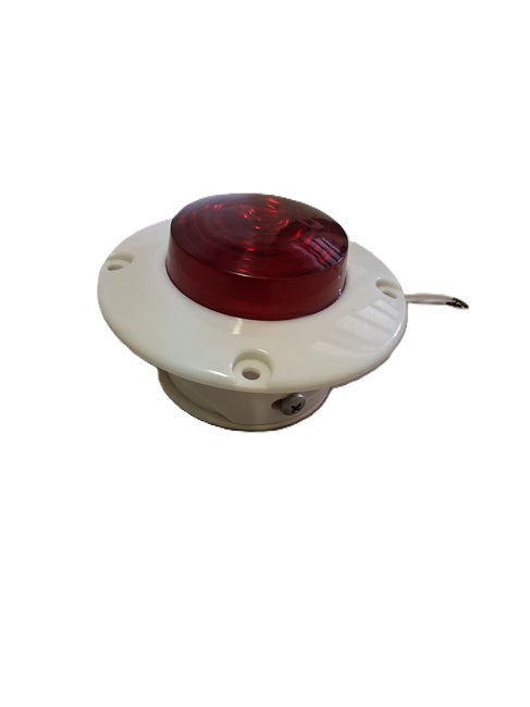 Barnegat 12V Red Lens Flush Mount Arch Courtesy Light QL-RAL