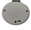 Bomar 20"  Opaque White w/ Black Trim "A-Style" Aluminum Round Hatch