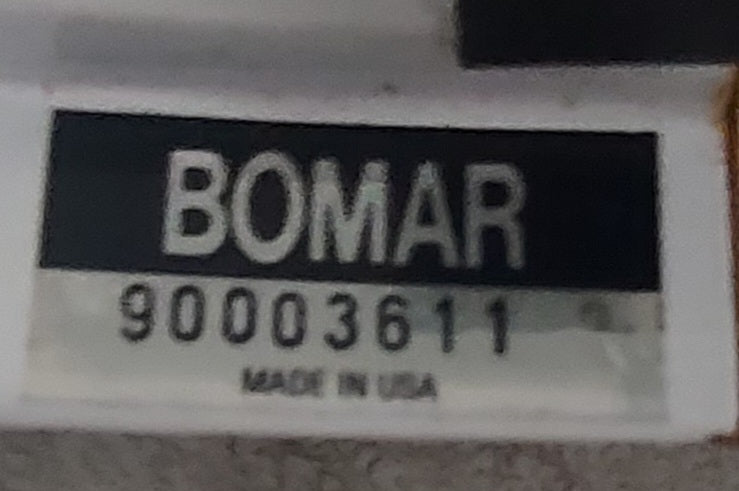 Bomar 20" Translucent White w/ Black Trim "A-Style" Aluminum Round Hatch N1139-10AX-WHT