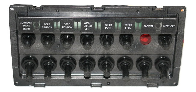 Century Boats 2900 Express Auxiliary Helm Switch Panel 56200880-PAN-SWT