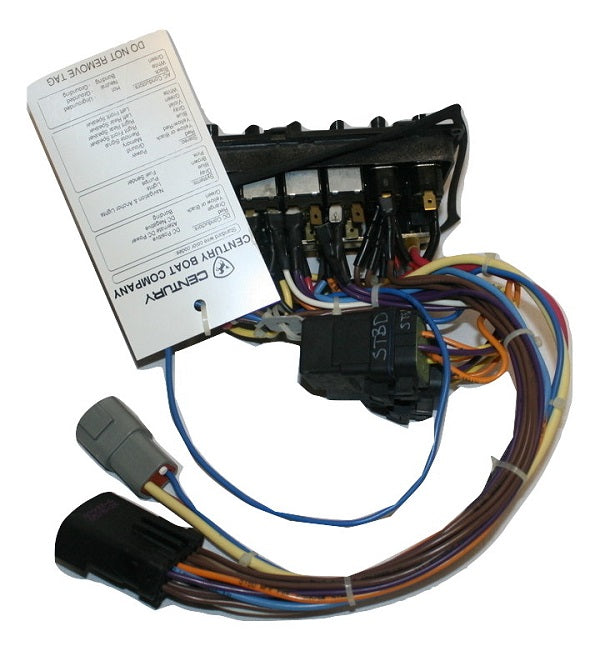 Century Boats 2900 Express Auxiliary Helm Switch Panel 56200880-PAN-SWT