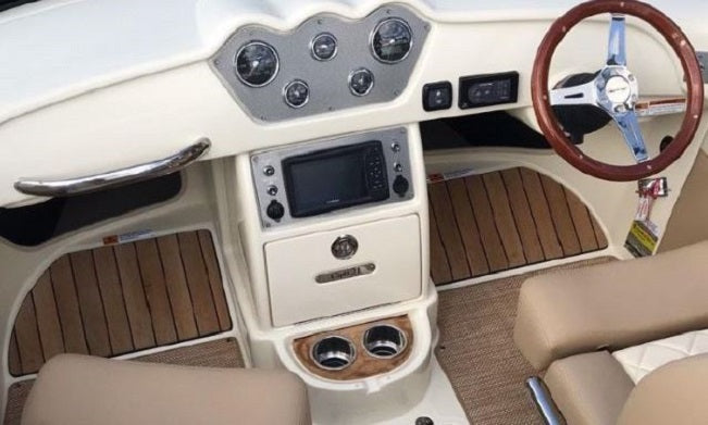 2019 Chris Craft 21 Capri Dash Switch Panel Blank 025-4017