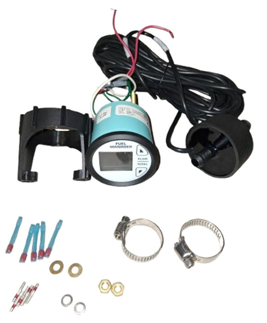 Faria Euro White Fuel Manager Gauge Kit FFM026