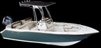 Key West Boats 203 FS w/ T-Top Sunbrella Jet Black Mooring Cover 2761TM