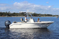 Key West Boats 219 FS CC w/ T-Top Silver Grey Mooring Cover KW1085 2746MT