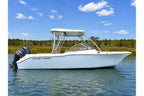 Key West Boats 239 DFS w/ Hard Top Sunbrella Toast Spray Shield 2376H