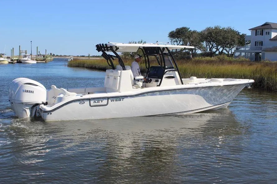 Key West Boats 291 FS Sunbrella Jet Black Tweed Gull Wings