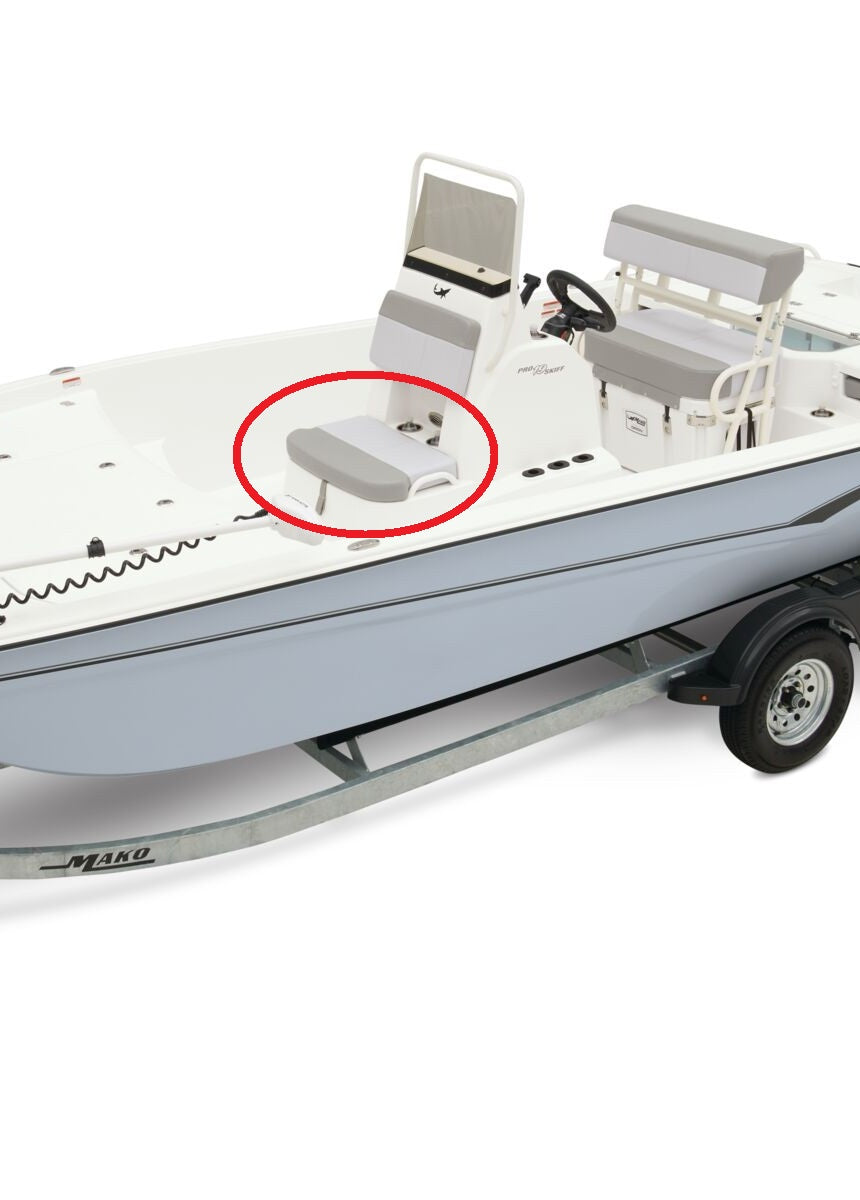 Mako Boats Pro Skiff 19 CC Forward Console Seat Bottom Only Grey
