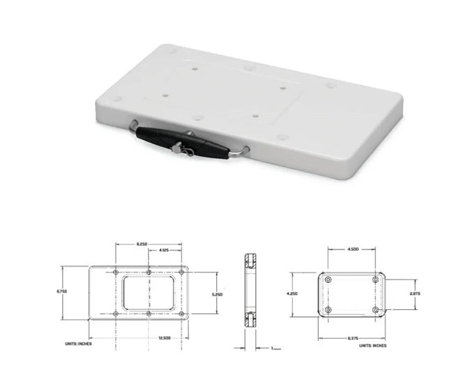 Minn Kota RTA-17 Riptide Composite Quick Release Bracket 1854017