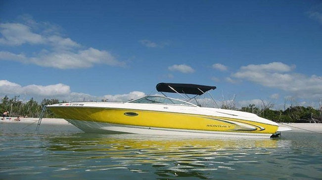 Monterey Boats 248 LS Montura Bowrider Sunbrella Sunflower Yellow Aft Curtain 57600002103